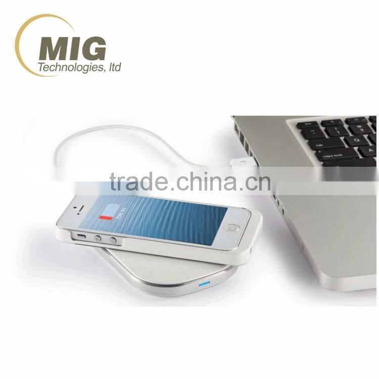 Qi Wireless Charger Receiver case for iphone 4/4s/5/5s, Portable wireless charger receiver case cover