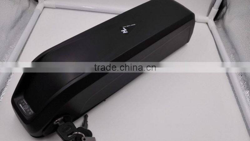 24V18.2AH Ebike Battery Pack(Hailong case) with branded 18650 cells for electric bike
