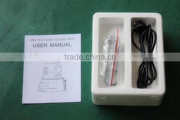 best price! 15w rgb led stage lighting mini beam small led spot light