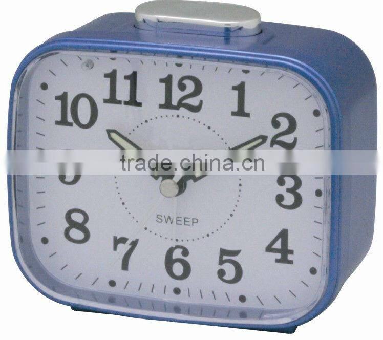 Plastic square table alarm clock