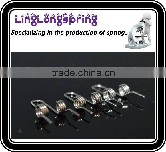 2015 high quality torsion spring of ss304 alloy