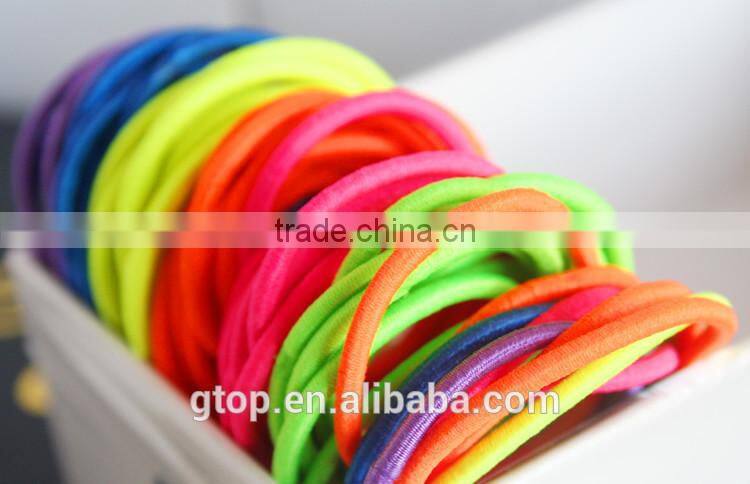Wholesale rubber elastic hair circle cheap good quality R-0027
