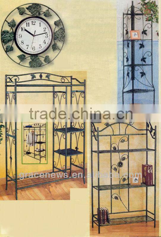 Wrought iron instant closet