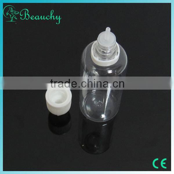 China alibaba 50ml PET tamper proof bottles droppers with color tamper caps