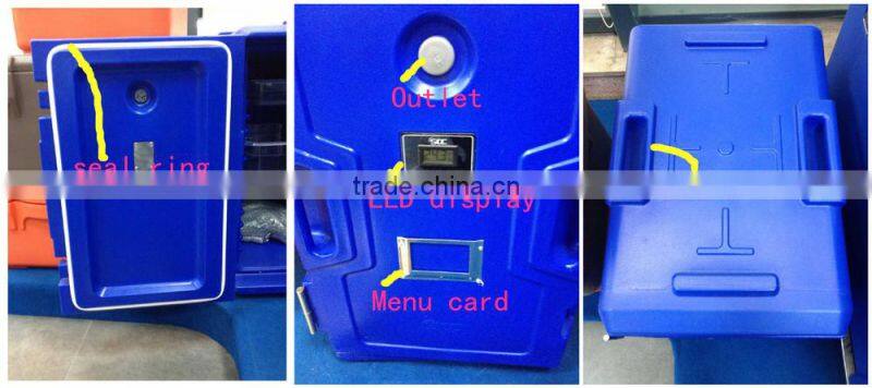 PE plastic cooler cabinet, insulated cabinet by rotomolding for cold transport