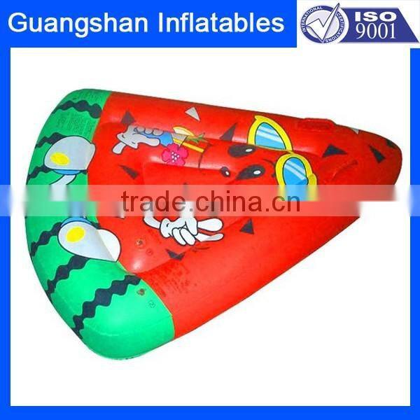 PVC inflatable watermelon beach air mattress
