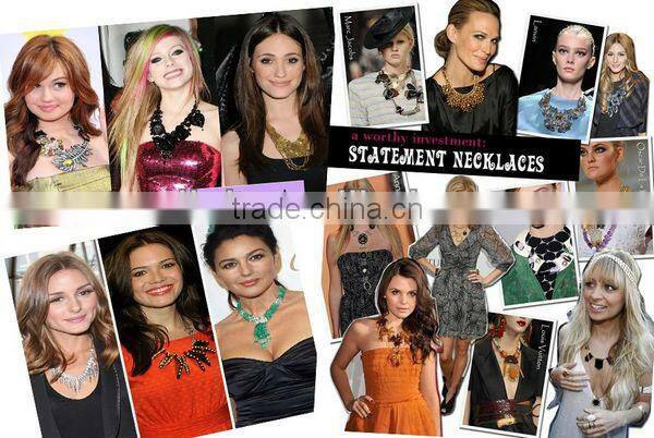 2014 Cheap Wholesale Fashion Jewelry Crystal Statement Necklace For Women