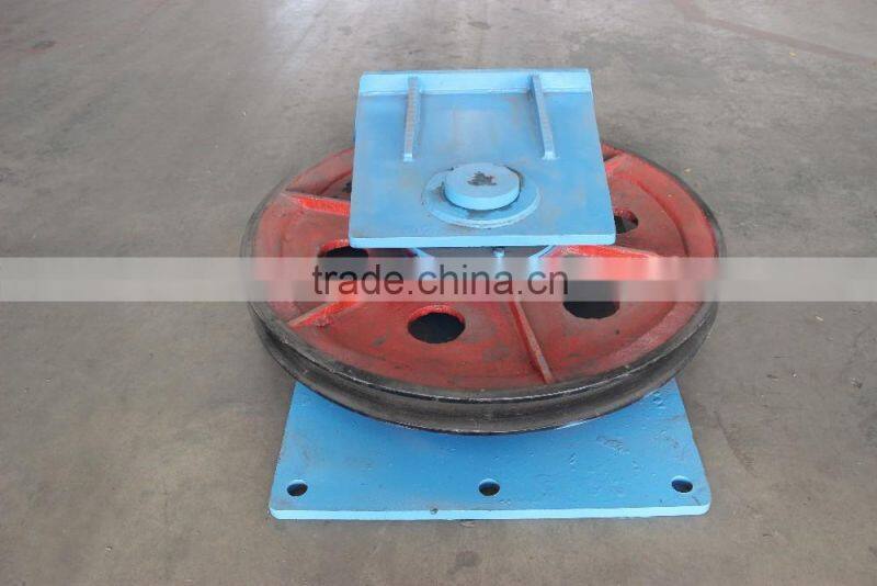 iron tailing wheels for lifting machine
