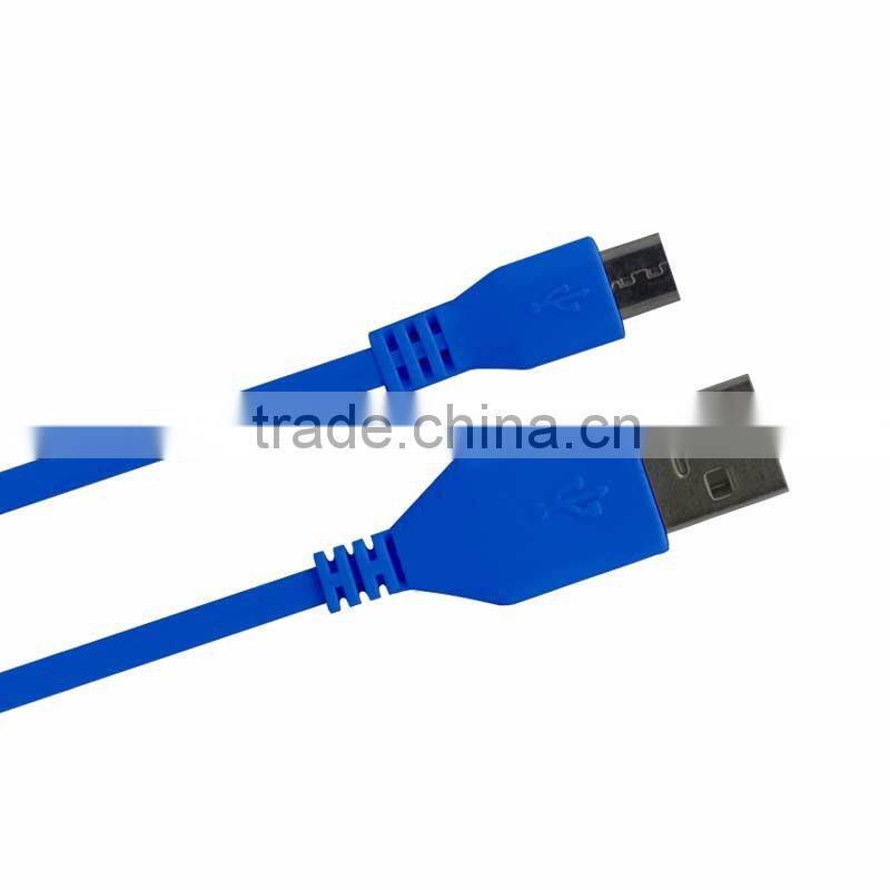 Flat Micro for Samsung Galaxy S6 Micro Flat Charger Cable 1m USB Cable Micro