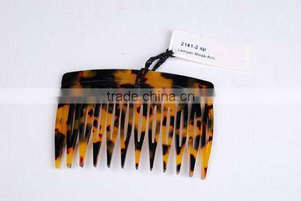 Fancy hair comb cellulose hair accessories