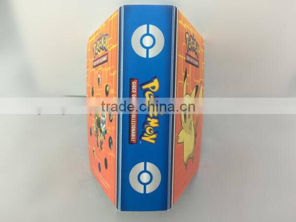 OEM customized Card binder with1-pocket PP portfolios Dongguan factory Pokemon cartoon