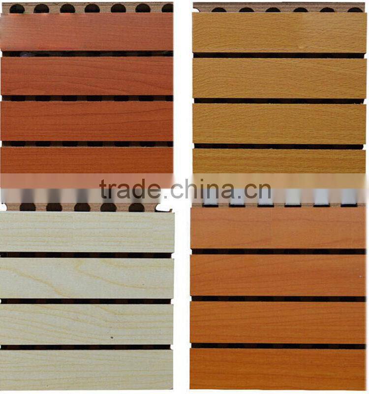 high quality sound absorbing board/perforated panel/acoustic mdf for decoration