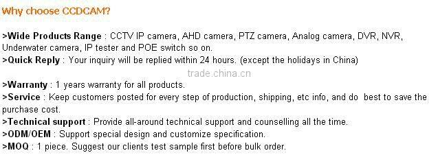 High quality 750tvl cctv 100m night vision outdoor analog camera