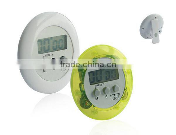 Digital Time Thermometer Kitchen Countdown Timer with plastic clip