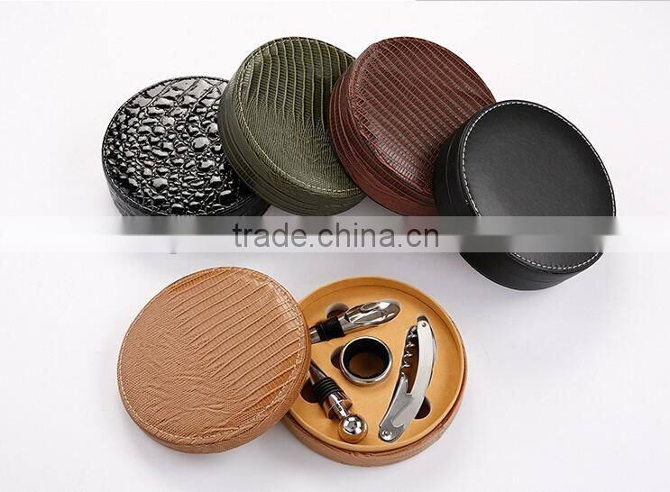 Promotional 5pcs metal stainless steel wine cocktail shaker bar tool set for gift