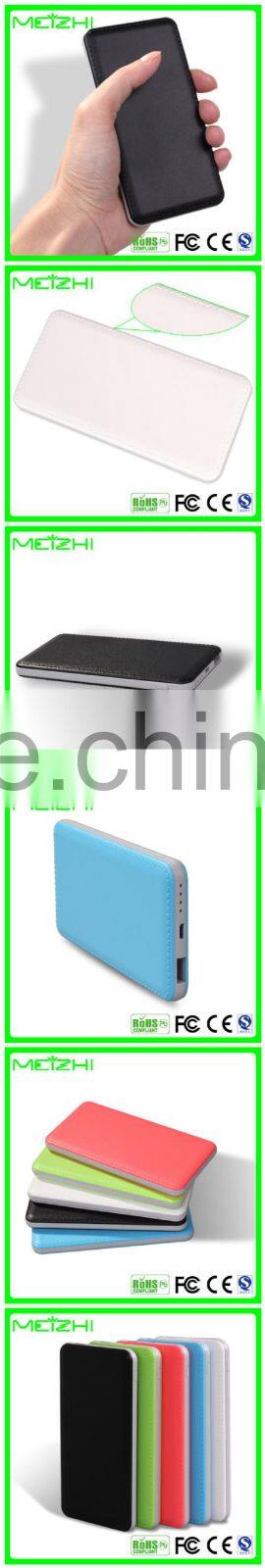 new products smart portable mobile phone battery charger with golden frame support private label