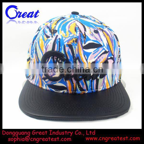 2015 Custom Design Fashion Blue And White Fedora Hat