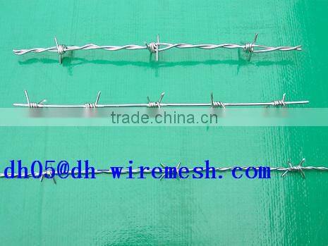 China Manufacturer Wholesale Cheap Barbed Wire , pvc coated barbed wire price per roll , low price barbed wire roll fence