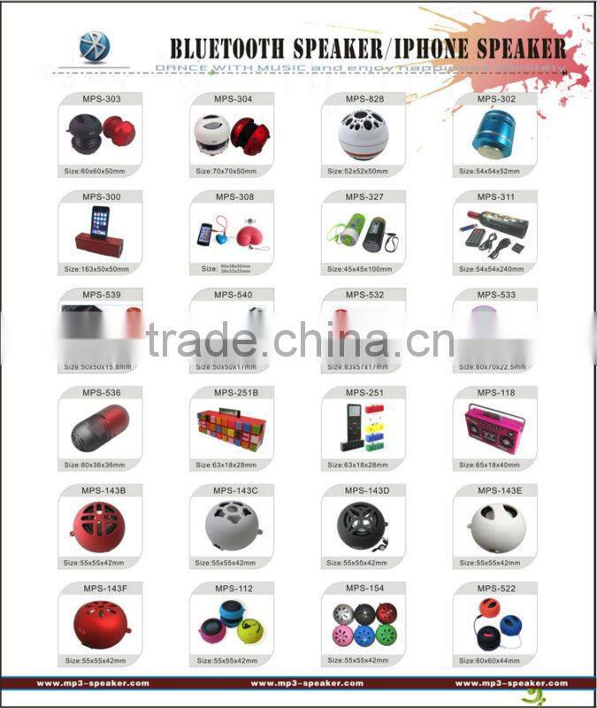 MPS-096 rechargeable portable usb multimedia bluetooth speaker