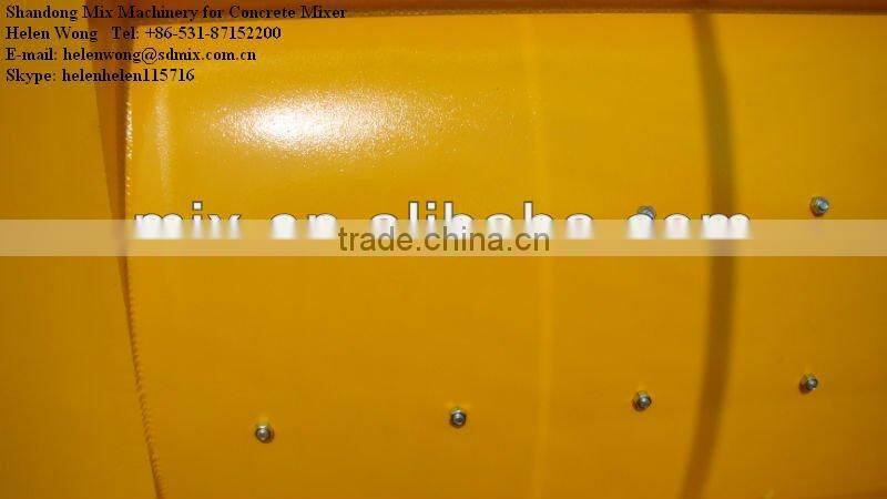 1000L twin shaft concrete mixer in concrete batching plant