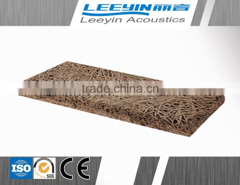 High Quality SGS/CE MDF Fireproof sound absorbing panels Wall Decoration