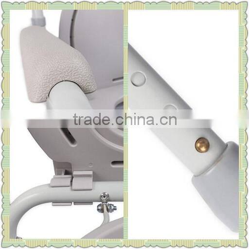 Powder coated steel disabled folding Commode Chair