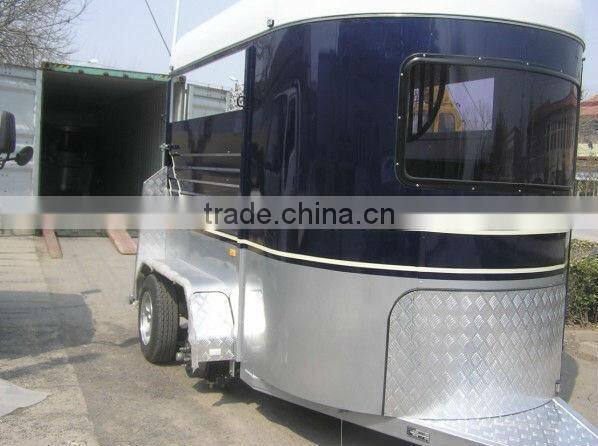 2 horse straight load economic camper teardrop trailer