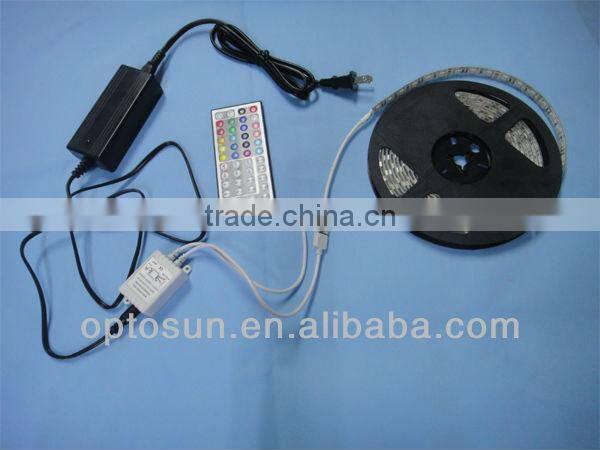 RGB SMD5050 LED strip with driver and remote controller
