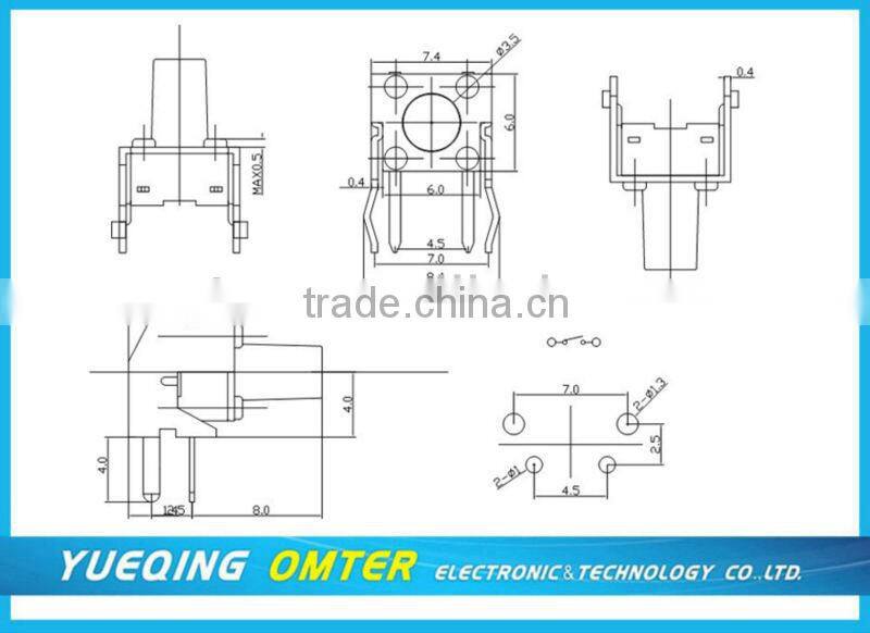 TS0631b-0906c tact switch price