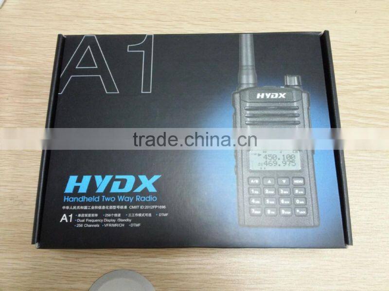 HYDX A1 u/v portable two way radio low price woki toki keypad function