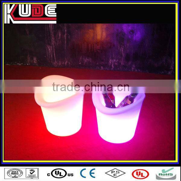 LED illuminated cool martini ice bucket fruit bucket disposable