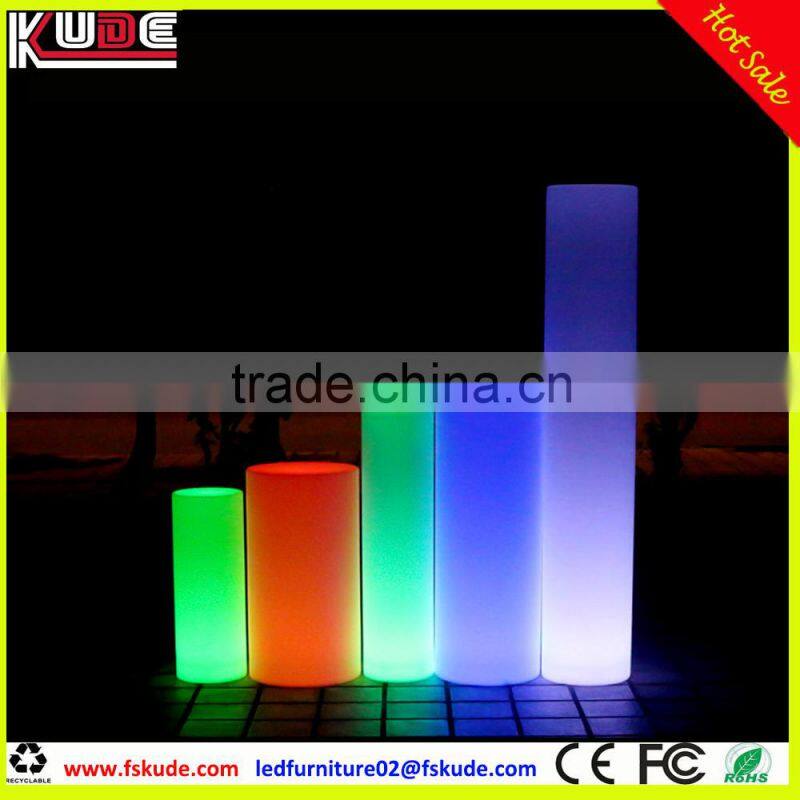 PE recycleable led Standard column floor Lamps for events weddings