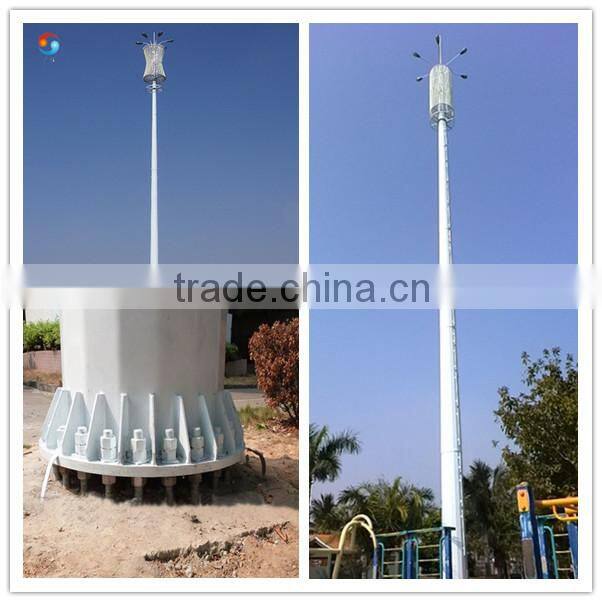 Single Tube Communication Tower/ Steel Tubular Pole /Steel Tubular Telecommunication Pole