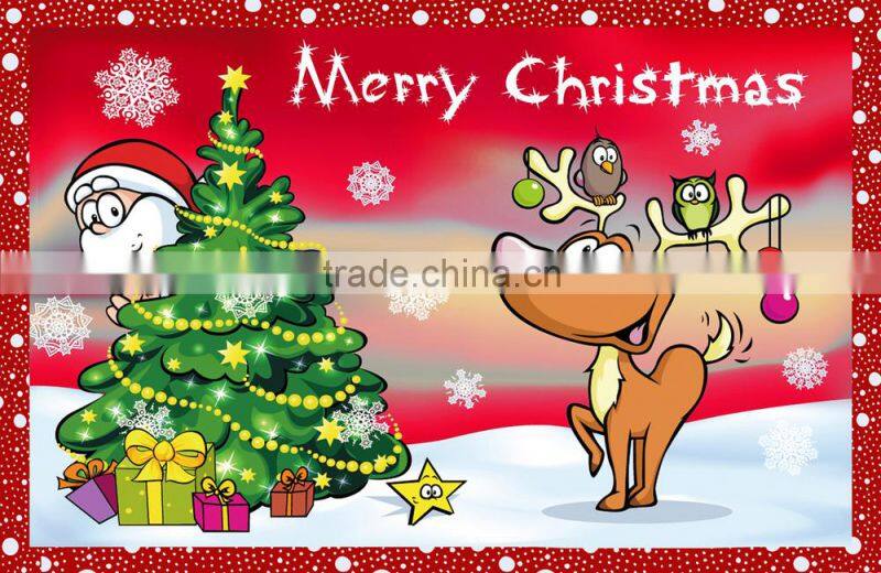 Christmas series custom anti slip shower mats