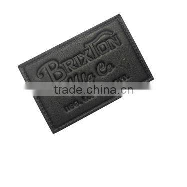 Topshop wholsecle hat Custom leather patch logo