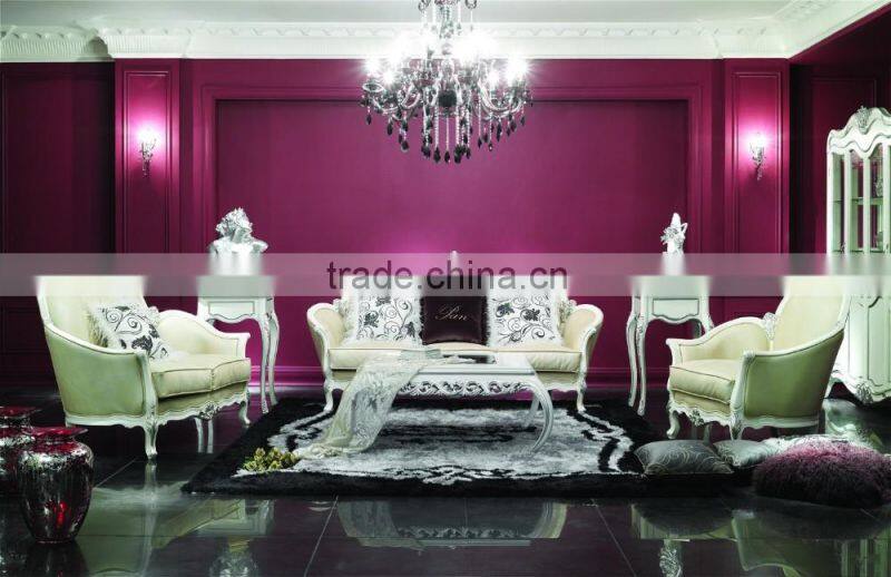 European stly hot sale cheap living room furniture fabric sofa set