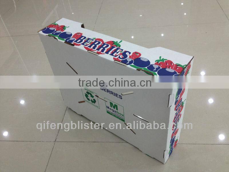 custom vegetable fruit tomato packing corrugated carton box/high quality and cheap price for farm packing