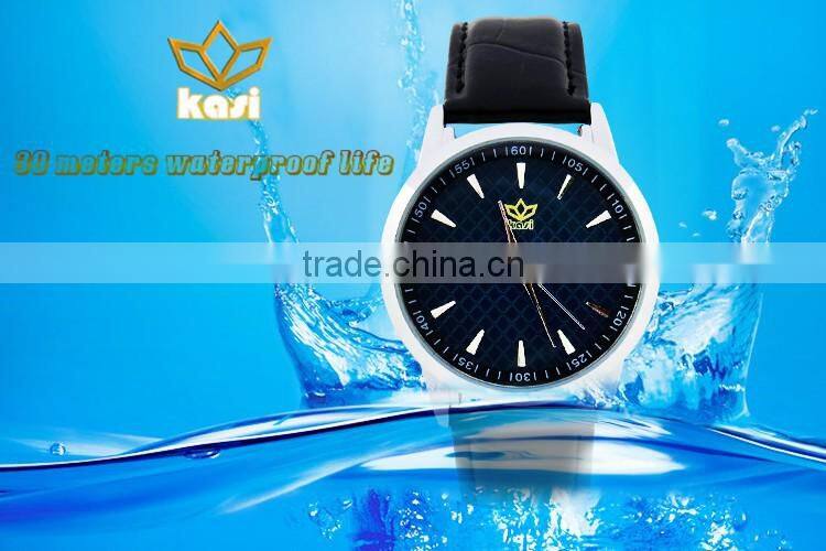 Best selling watches cool black leather stainless back ce rosh smart watch quartz sport watch Y019
