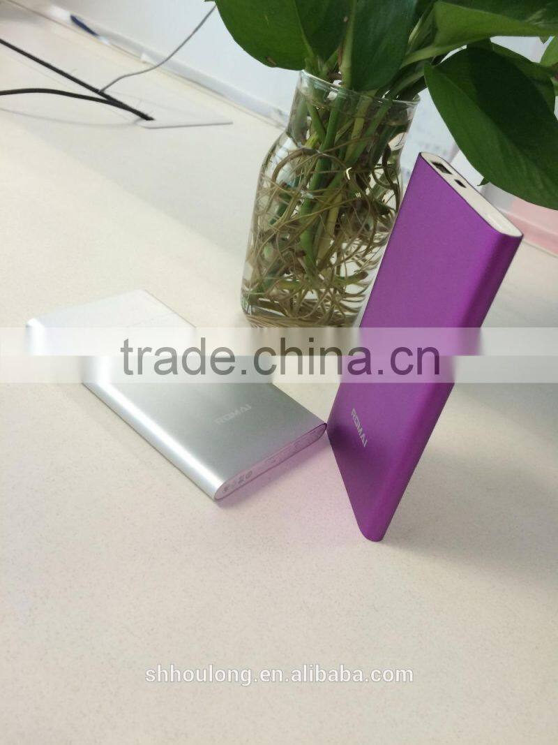 ROMAI 2015 credit card size power bank /credit card power bank with high quality