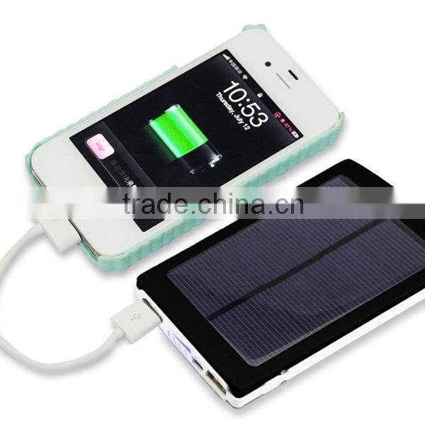 30000mah Solar Power Bank with 4 in 1 USB spring cable