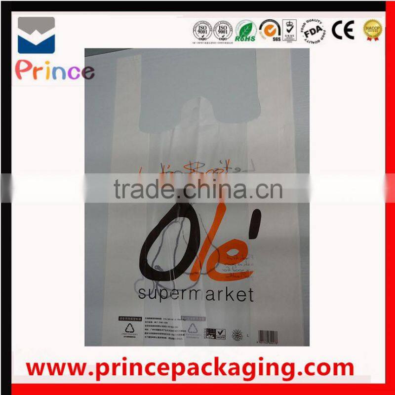 Custom Biodegradable clothing packaging echo-friendly shopping seal bag with custom print