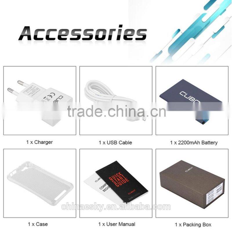 2016 new Original CUBOT Rainbow MTK6580 Quad-core Cell Phone Android 6 5.0 Inch Mobile Phone 1G RAM 16G ROM Smartphone