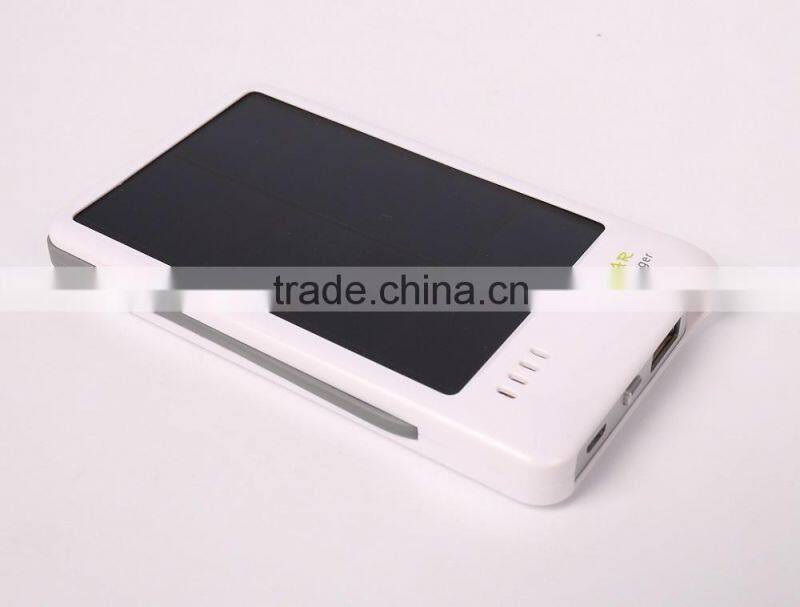 Wholesale Private Mode Solar Charger Power Bank 4000mah Solar Power Bank For Phone