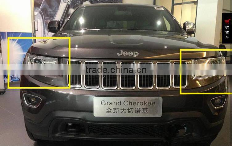 2014 Grand Cherokee head lamp cover with high quality