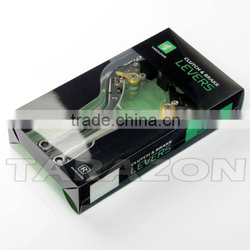 Motorcycle adjustable hand brake and clutch levers for road bike