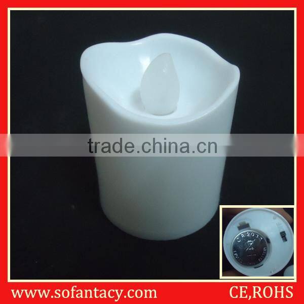 yellow led candle for festival decoration