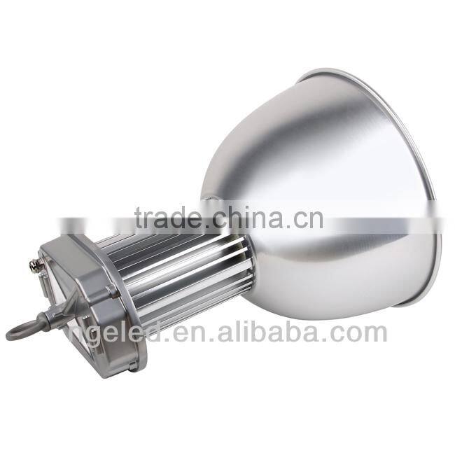 IP65 Bridgelux COB UL driver aluminum alloy or PC reflector 100w waterproof led high bay light