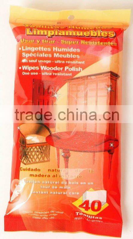 FURNITURE/HOUSEHOLD CLEANING WET WIPES, CLEANING TOWEL, TUBE CANISTER PACK