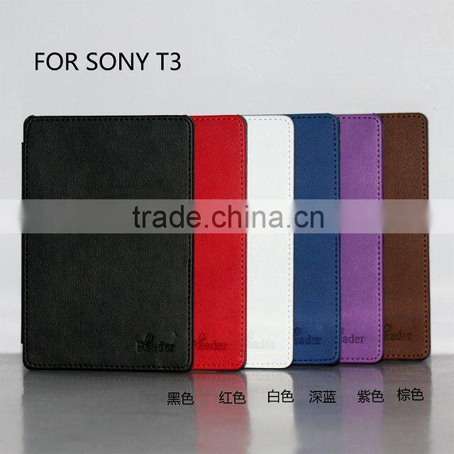 Black Color Cover-Up Vision Cover Case fit for Sony PRS-T3 / T3S Reader FA