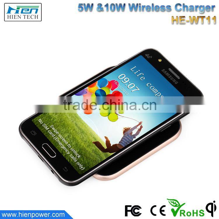 9V1.7A fast QI Wireless Charger for Mobile phone 10W